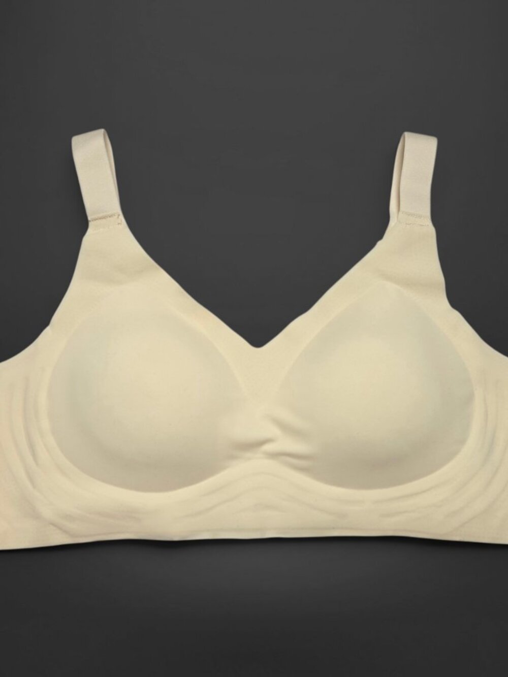 Shapedly Smoothing Comfort Wireless Jelly Bra Off White (4XL)